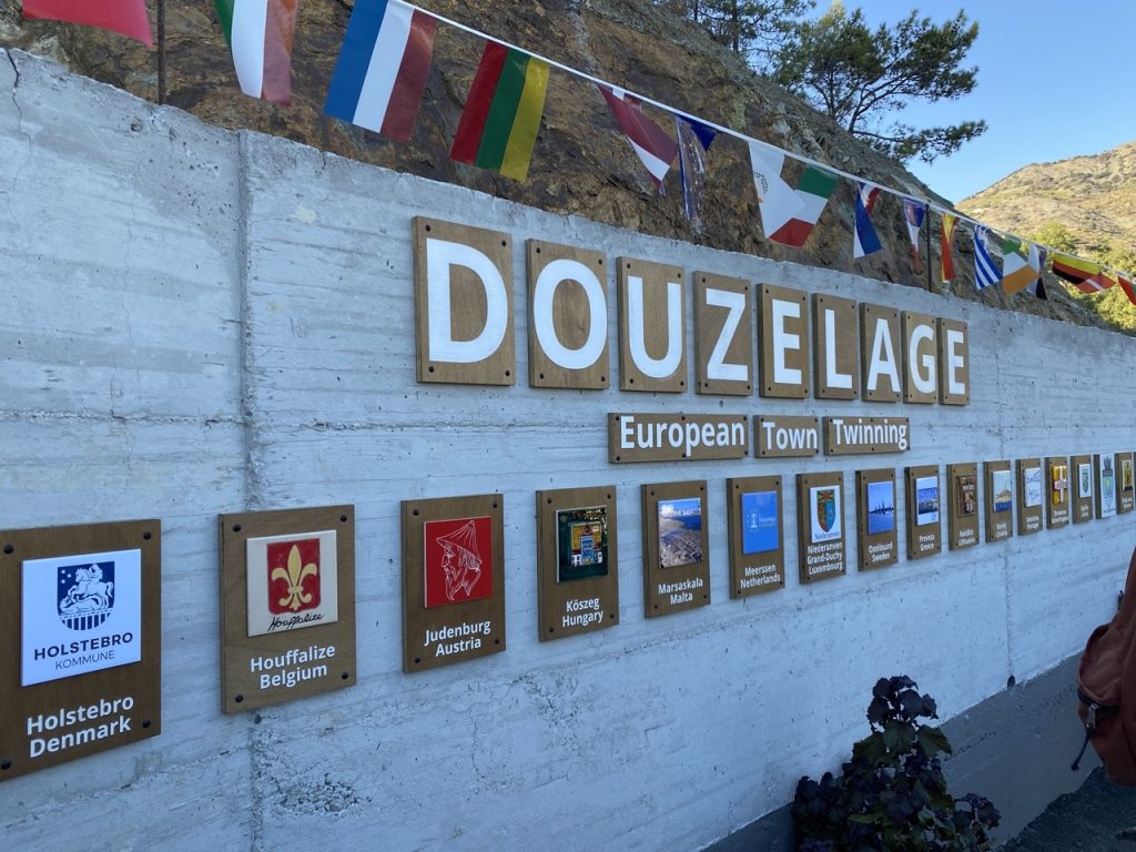 Douzelage wall unveiled at 45th GM – Agros, Cyprus